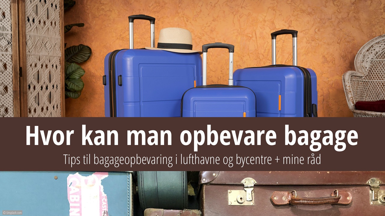 Bagageopbevaring i USA – Tips, Bounce og LuggageHero | © Unsplash.com