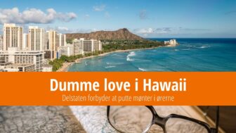 Dumme love i Hawaii – forbud mod at stikke mønter i ørerne