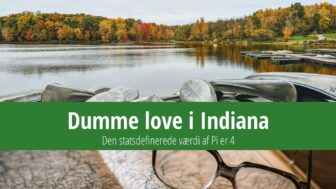 Dumme love i Indiana – den statsdefinerede værdi af Pi er 4