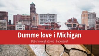 Dumme love i Michigan – det er ulovligt at sove i badekarret