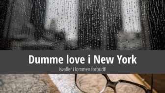 Dumme love i New York – isvafler i lommen forbudt!