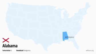 Alabama – information, kort, største byer, hvad man skal se