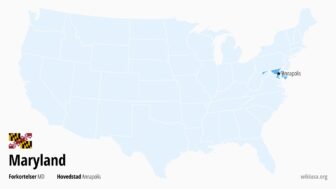 Maryland (delstat i USA) – Sjove Fakta, Seværdigheder, Byer