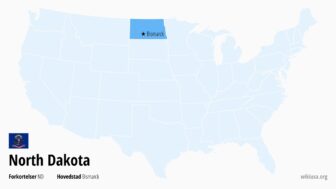 North Dakota (delstat i USA) – Fakta, Seværdigheder, Byer