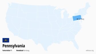 Pennsylvania (delstat i USA) – Fakta, Seværdigheder, Byer