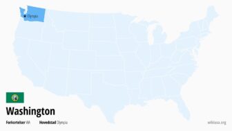 Washington (delstat i USA) – Sjove Fakta, Seværdigheder, Byer