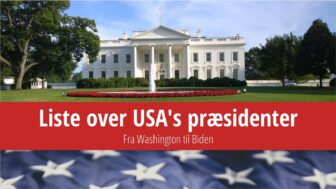 Amerikanske præsidenter – en liste fra Washington til Biden