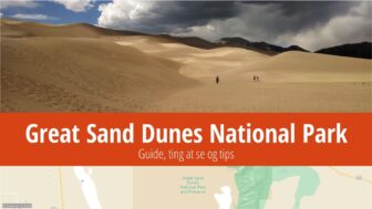 Great Sand Dunes National Park – billetter, sandklitter, fotos