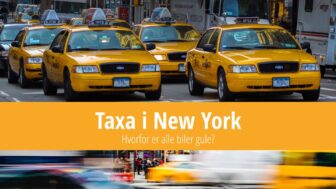 Taxa i New York – hvorfor er de gule, og hvad koster en licens?